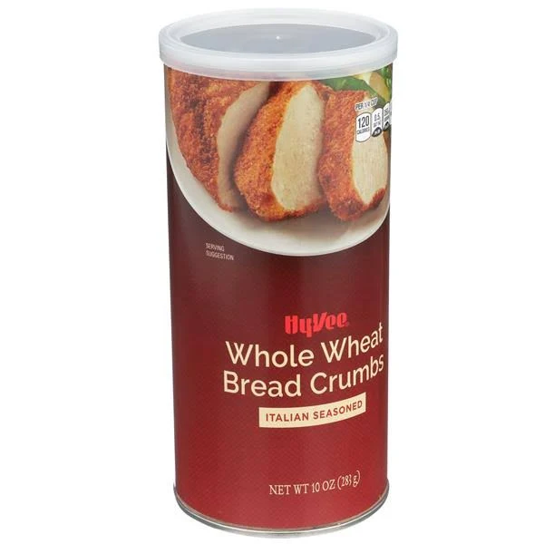 Hy-Vee Italian Seasoned Whole Wheat Bread Crumbs